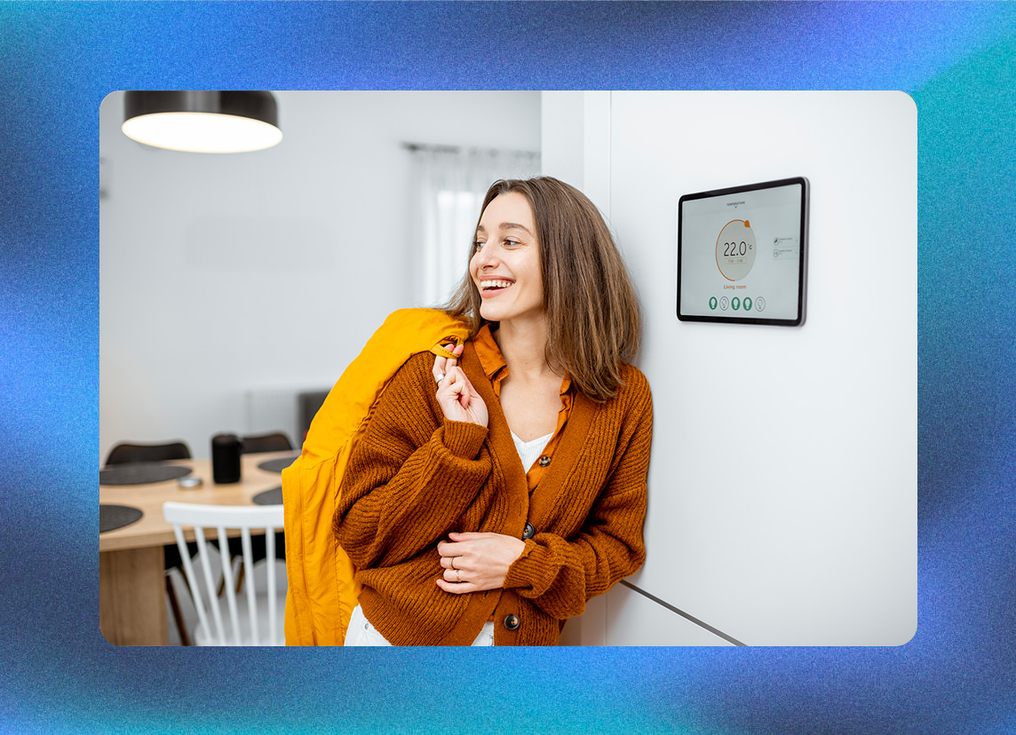 femme heureuse aide financement pompe a chaleur essonne